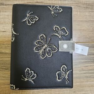 New Coach Notebook with Butterfly Print